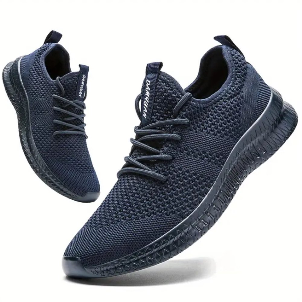 New Mens Knit Breathable Comfortable Mesh Athletic Running Walking Shoes SZ 10